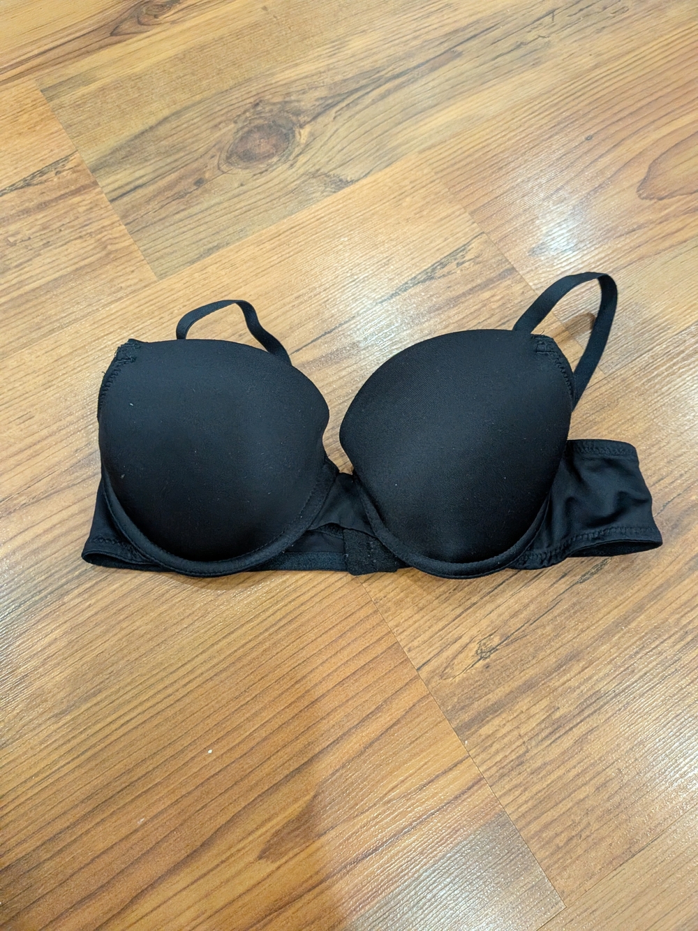 La SENZA Black Remix Lightly Lined Demi Bra
